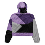 Grape Cropped Windbreaker