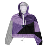 Grape Cropped Windbreaker