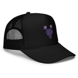 Puff Brainy Logo Trucker (Purple)