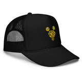 Puff Brainy Logo Trucker (Yellow)