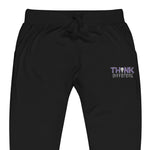 "Think Different" Fleece Sweats (Purple Embroidery)