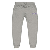 "Think Different" Fleece Sweats (Purple Embroidery)