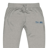 "Think Different" Fleece Sweats (Blue Embroidery)