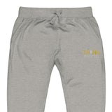 "Think Different" Fleece Sweats (Yellow Embroidery)