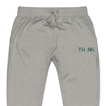 "Think Different" Fleece Sweats (Green Embroidery)