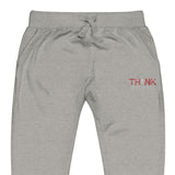 "Think Different" Fleece Sweats (Red Embroidery)