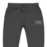 "Think Different" Fleece Sweats (Purple Embroidery)