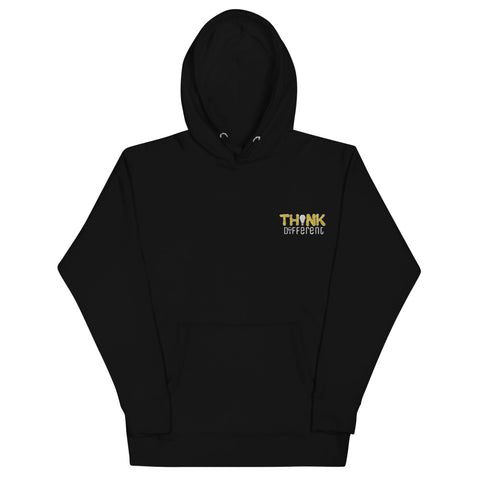 "Think Different" Hoodie (Yellow Embroidery)